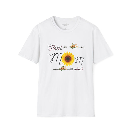 Tired Mom Vibes Unisex Softstyle T-Shirt