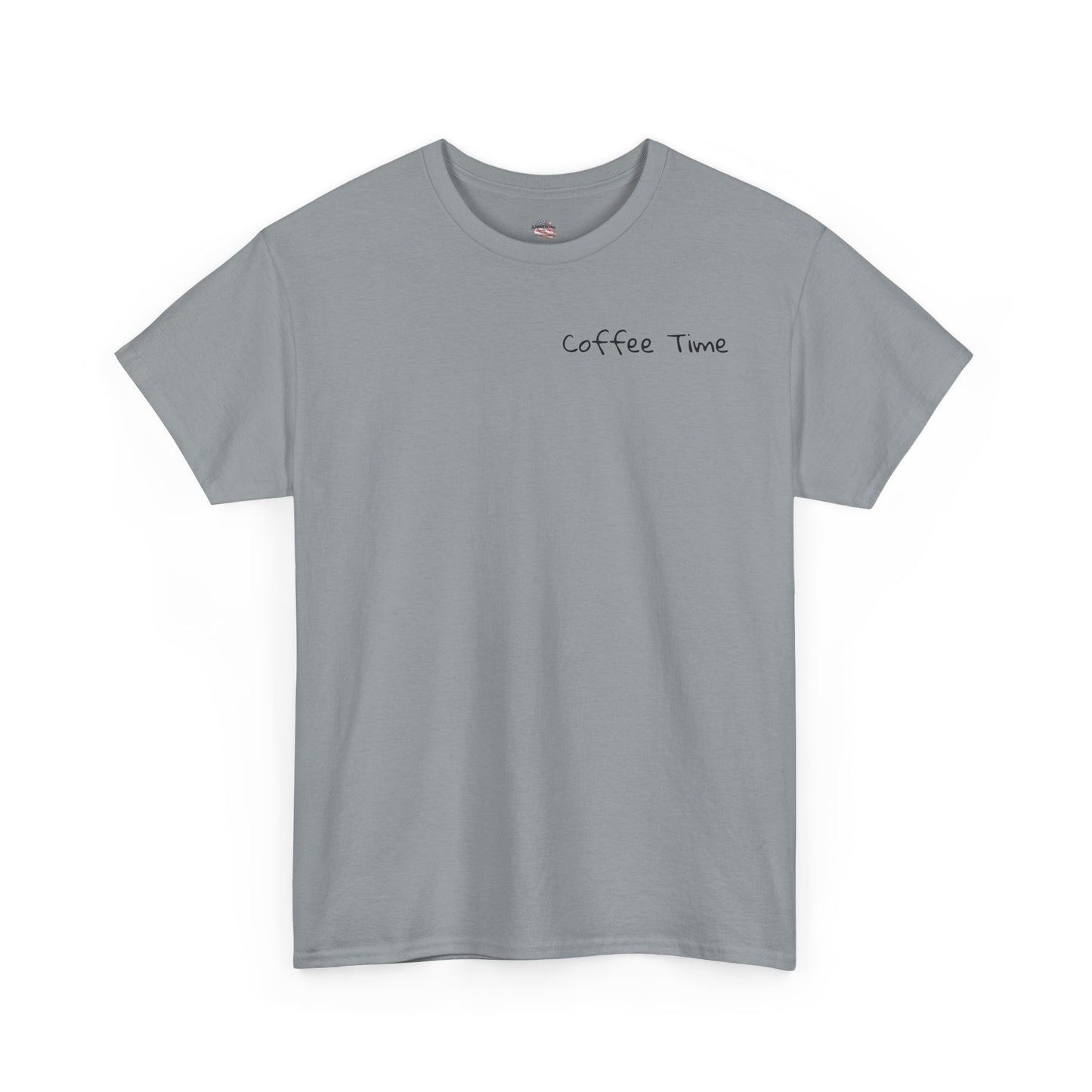 Coffee Time Unisex Heavy Cotton Tee - Faith & Caffeine Inspiration
