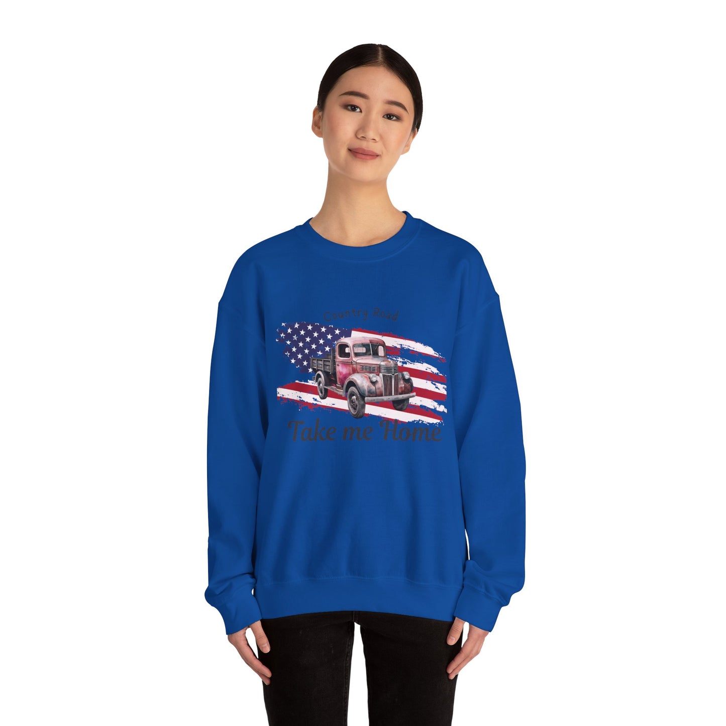 Country Road Vintage Truck Sweatshirt