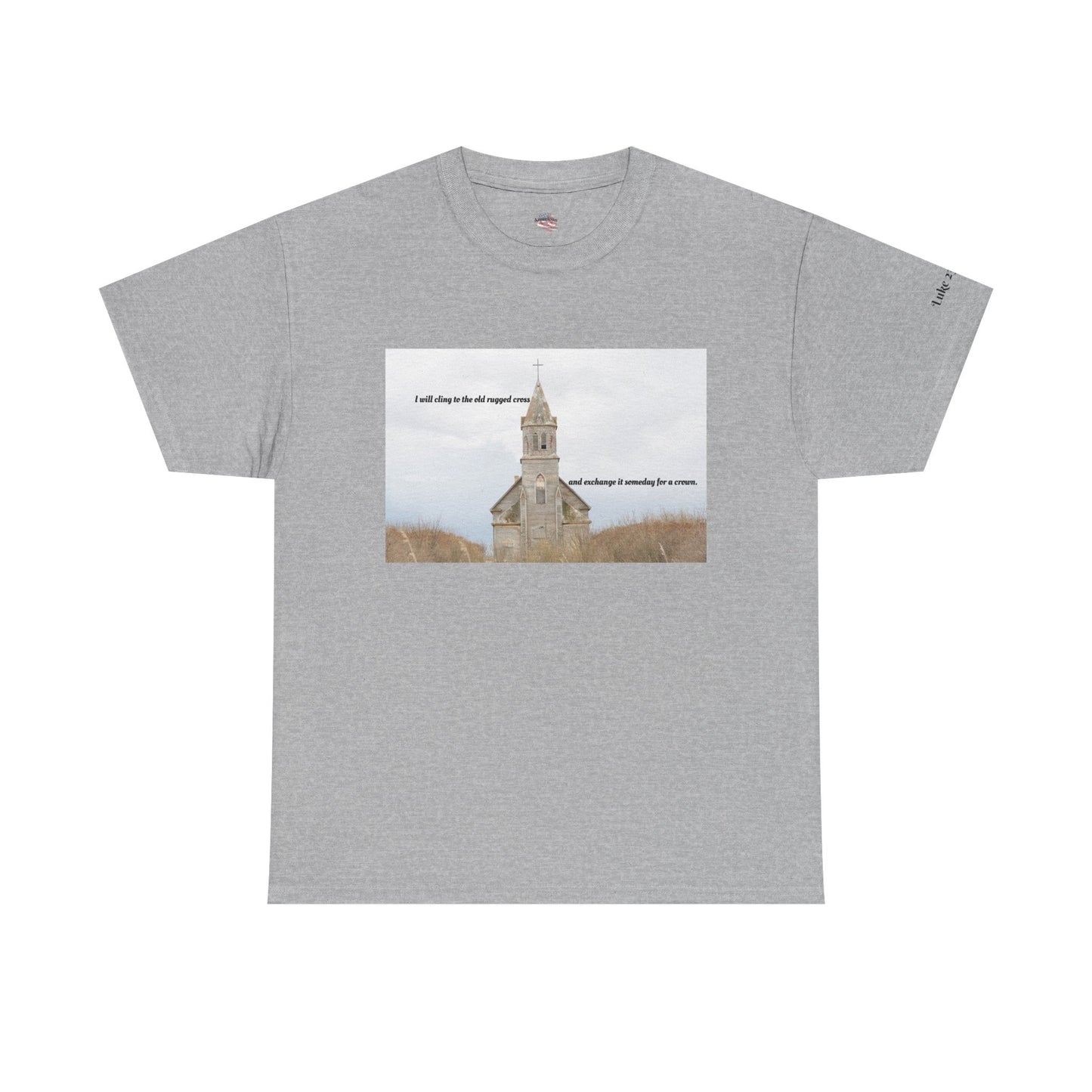 Inspirational Unisex Heavy Cotton Tee - "I Will Play the Life of Support"