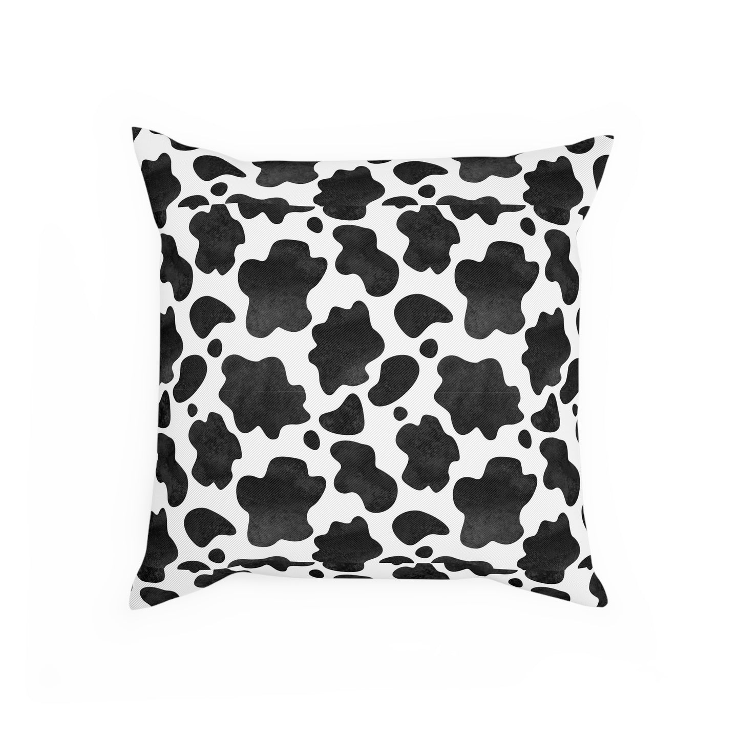 Howdy Cow Print Cushion - Decorative Throw Pillow for Farmhouse Style Home Décor