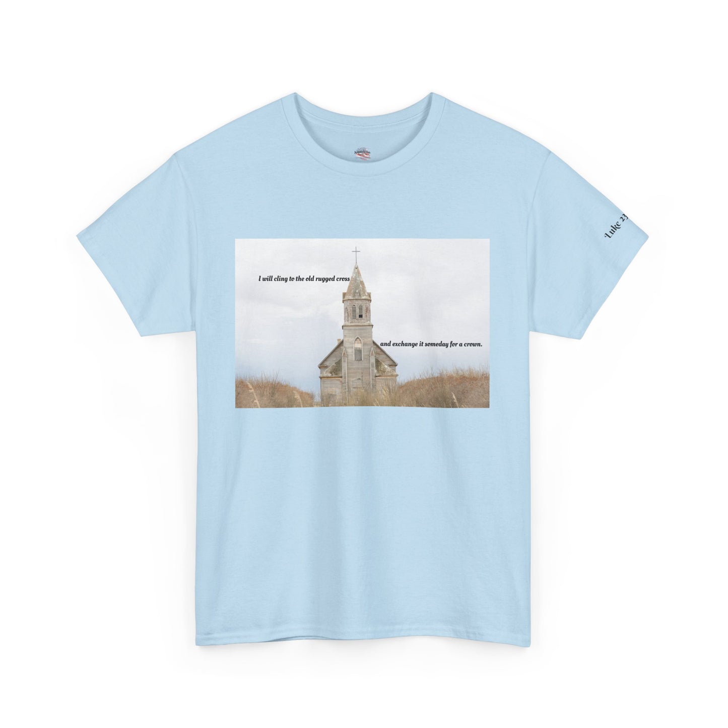 Inspirational Unisex Heavy Cotton Tee - "I Will Play the Life of Support"