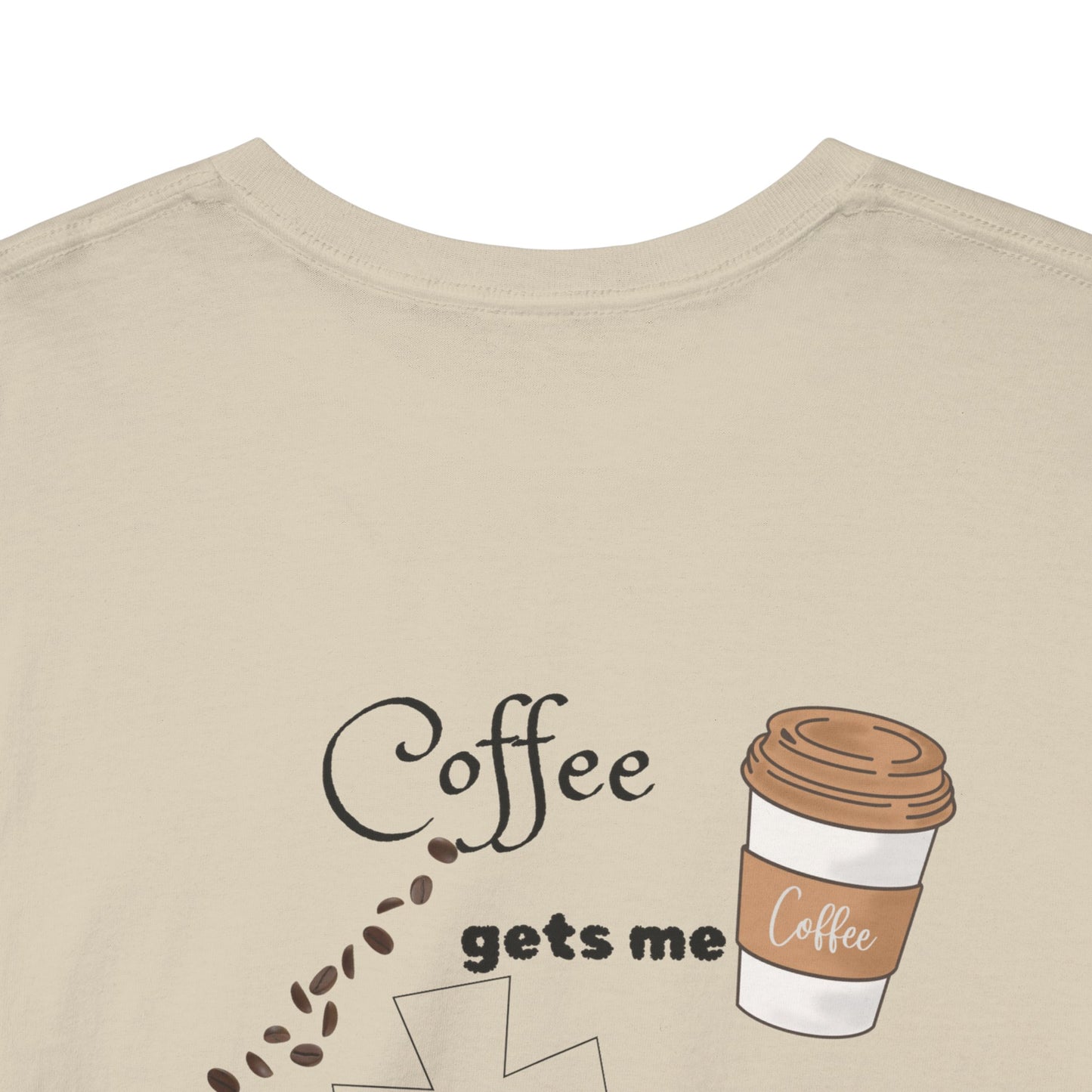 Coffee Time Unisex Heavy Cotton Tee - Faith & Caffeine Inspiration