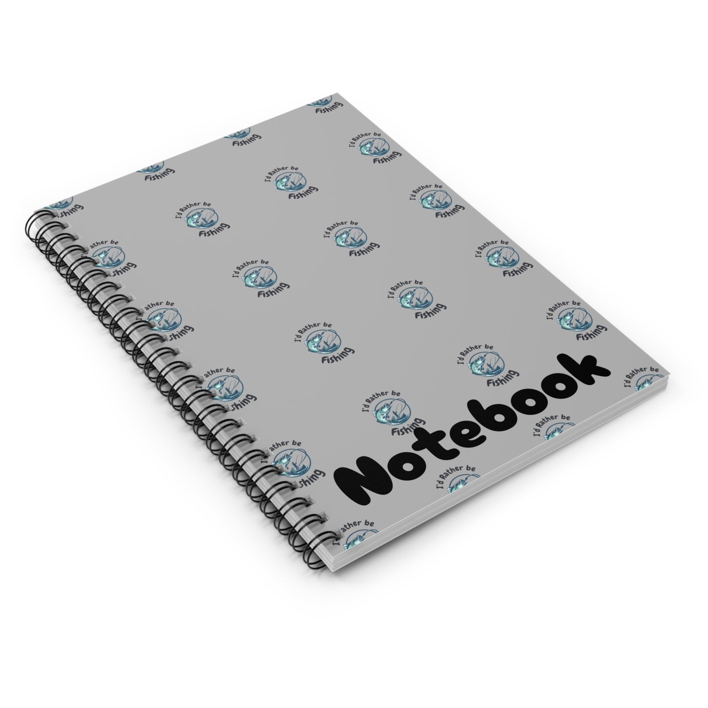 Fishing Themed Spiral Notebook - Perfect for Anglers and Outdoor Enthusiasts