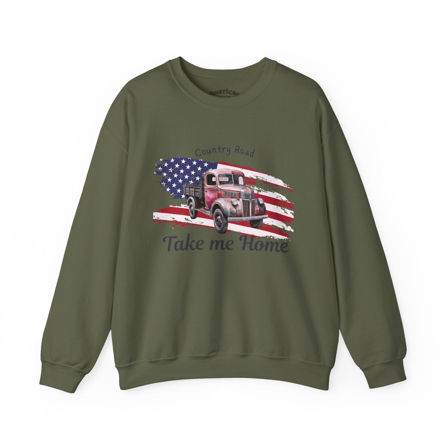 Country Road Vintage Truck Sweatshirt