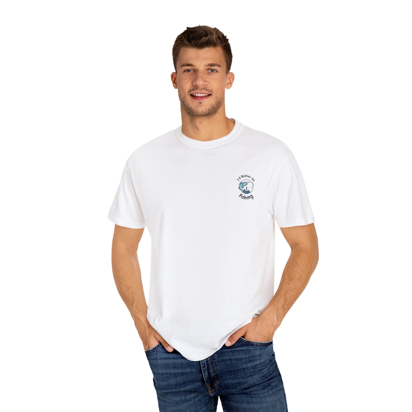Casual Sunset Boat Tee - Garment-Dyed Unisex T-shirt for Dreamers and Adventurers