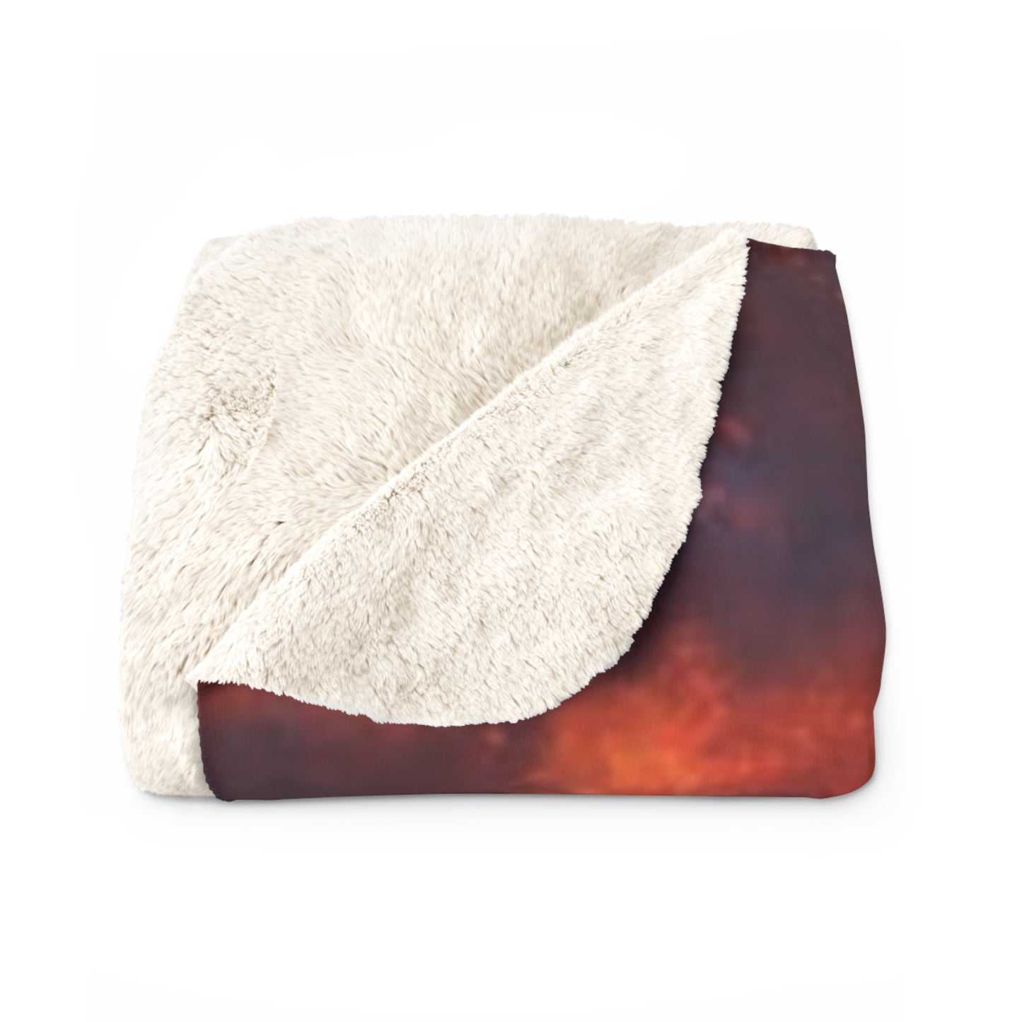 Dolphin Sunset Sherpa Fleece Blanket - Cozy Outdoor Blanket for Beach Lovers