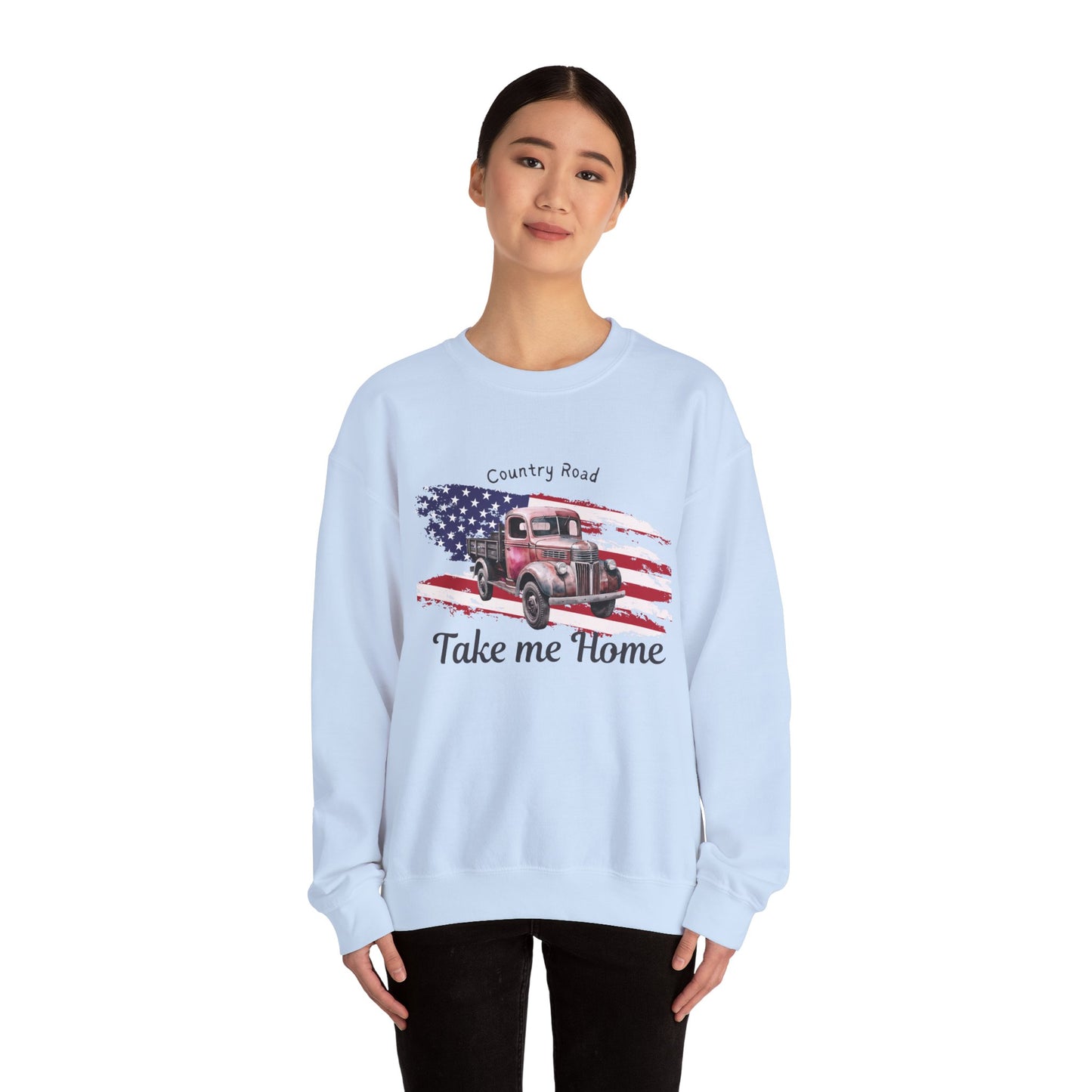Country Road Vintage Truck Sweatshirt