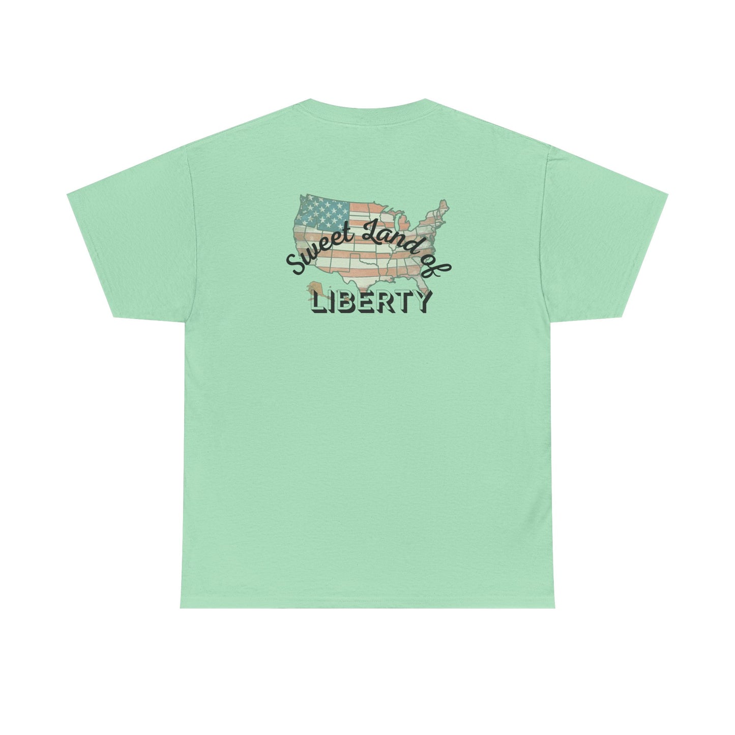 Patriotic Unisex Heavy Cotton Tee - Proud to be an American