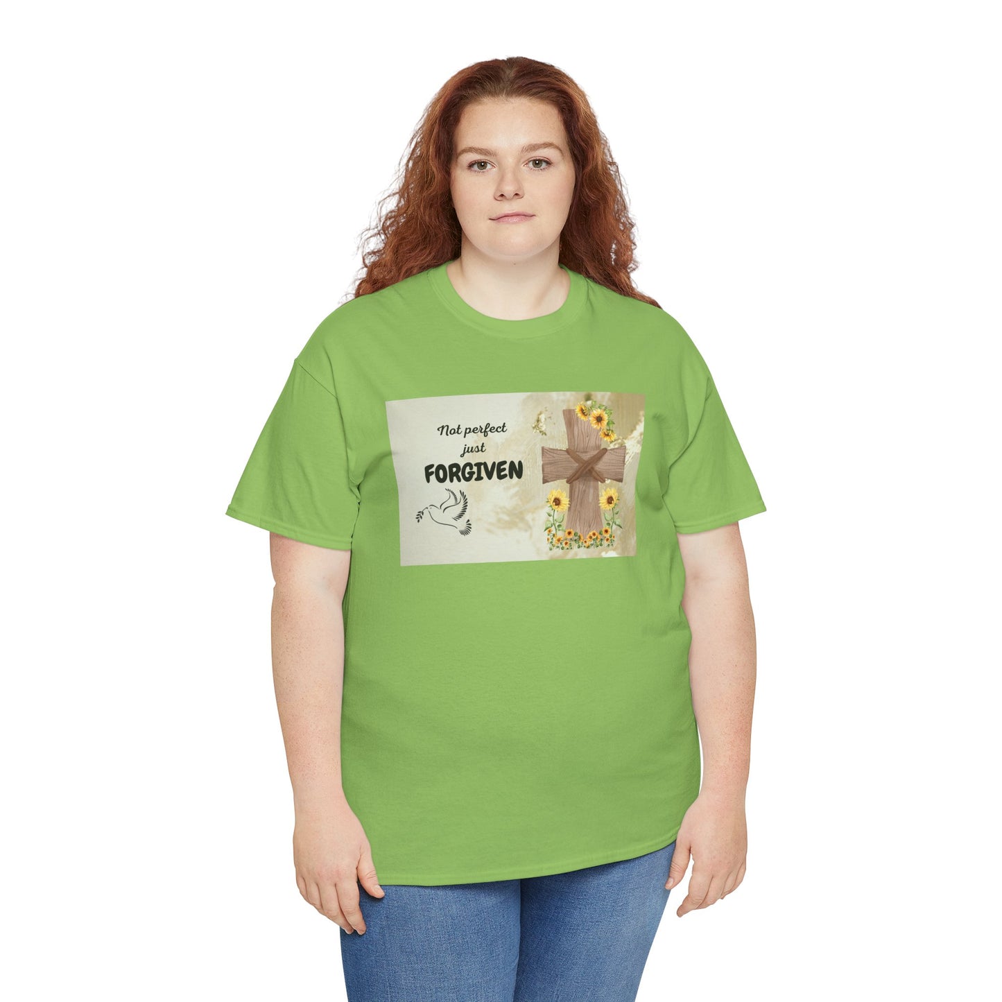 Forgiven Inspirational Tee, Unisex Cotton Shirt, Motivational Gift, Faith-Based Apparel, Summer Casual Wear, Spiritual Reminder