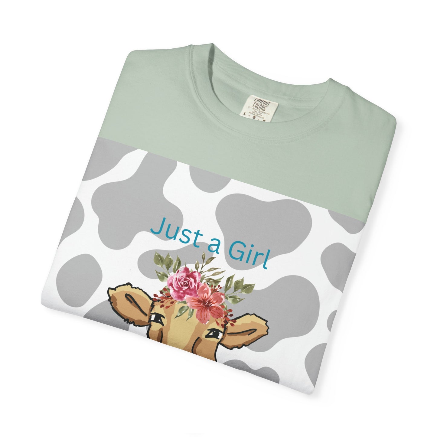 Just a Girl Who Loves Cows T-shirt - Fun and Whimsical Cotton Tee for Animal Lovers