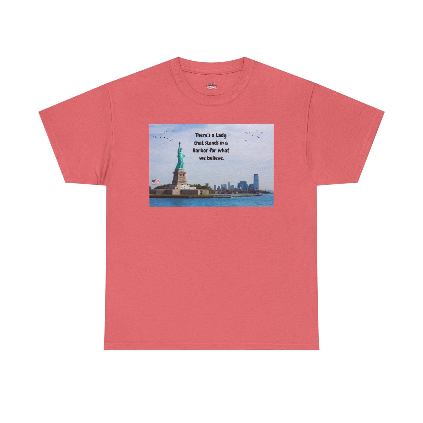 Unisex Heavy Cotton Tee with Lady Liberty Design, Inspirational Quote T-Shirt, Independence Day Gift, Patriot Apparel, New York [...]