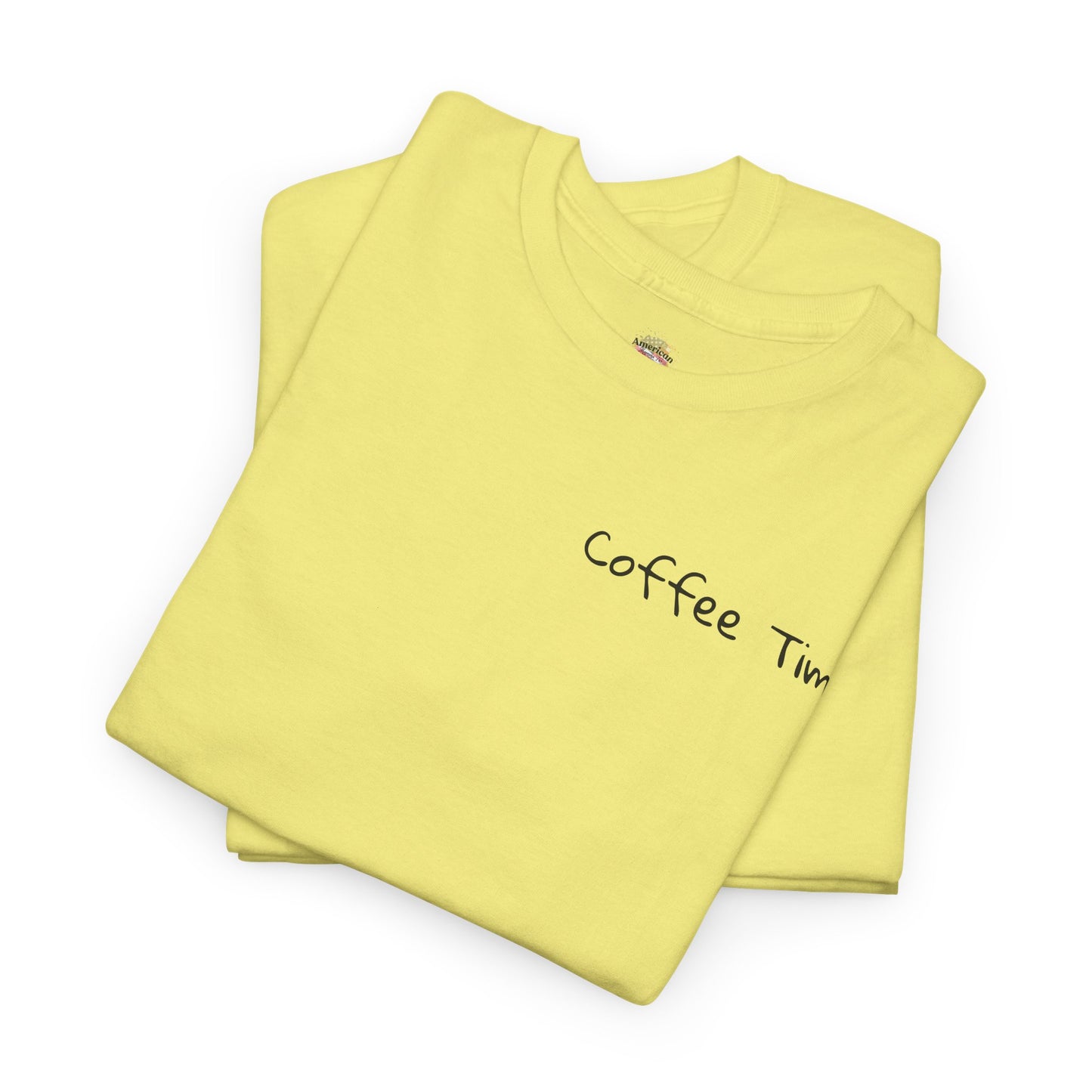 Coffee Time Unisex Heavy Cotton Tee - Faith & Caffeine Inspiration