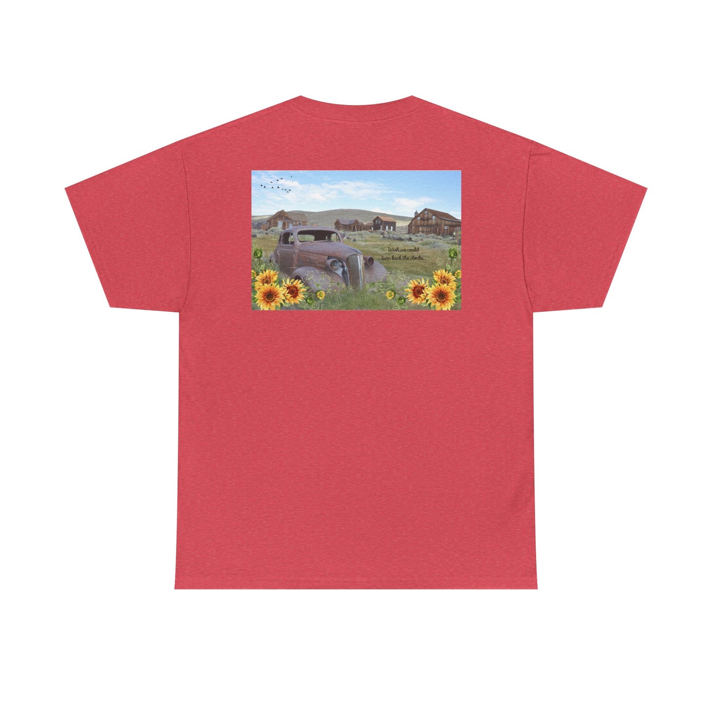 Sunflower Scenic Tee, Nature Lover T-Shirt, Summer Outfit, Gift for Her, Casual Wear