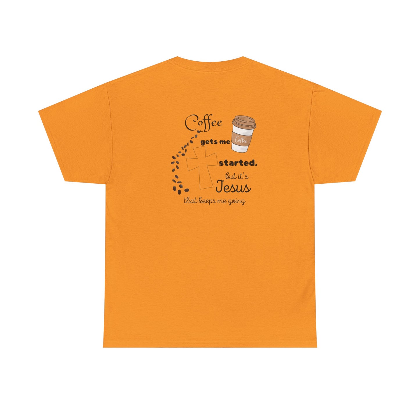 Coffee Time Unisex Heavy Cotton Tee - Faith & Caffeine Inspiration