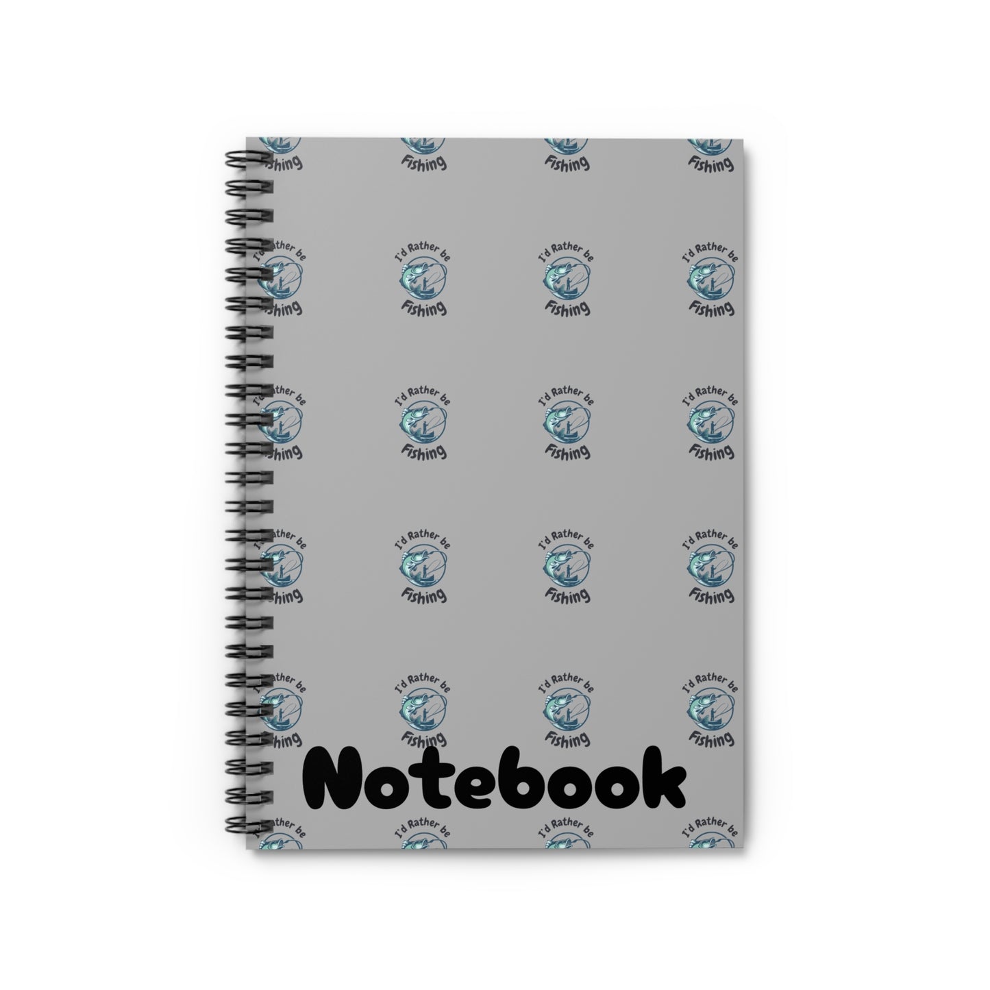Fishing Themed Spiral Notebook - Perfect for Anglers and Outdoor Enthusiasts