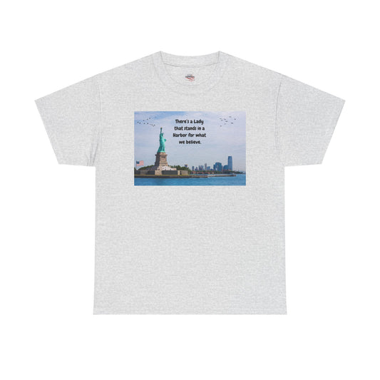 Unisex Heavy Cotton Tee with Lady Liberty Design, Inspirational Quote T-Shirt, Independence Day Gift, Patriot Apparel, New York [...]