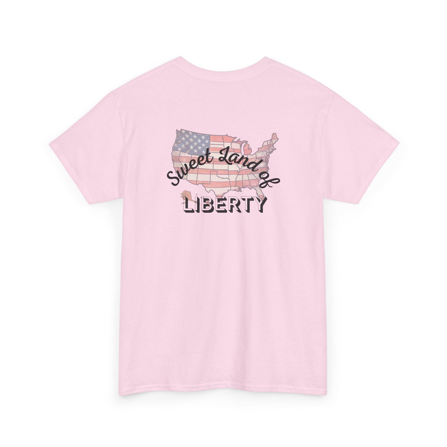 Patriotic Unisex Heavy Cotton Tee - Proud to be an American