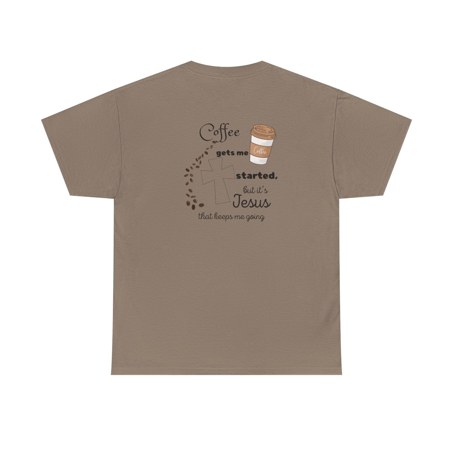 Coffee Time Unisex Heavy Cotton Tee - Faith & Caffeine Inspiration