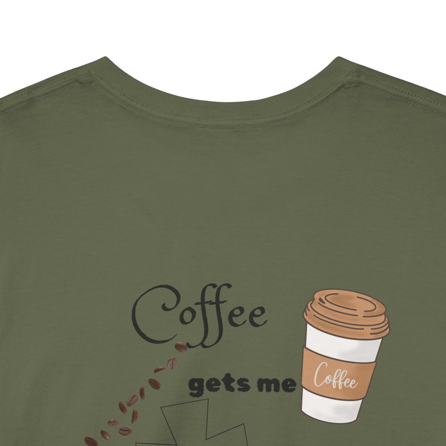 Coffee Time Unisex Heavy Cotton Tee - Faith & Caffeine Inspiration