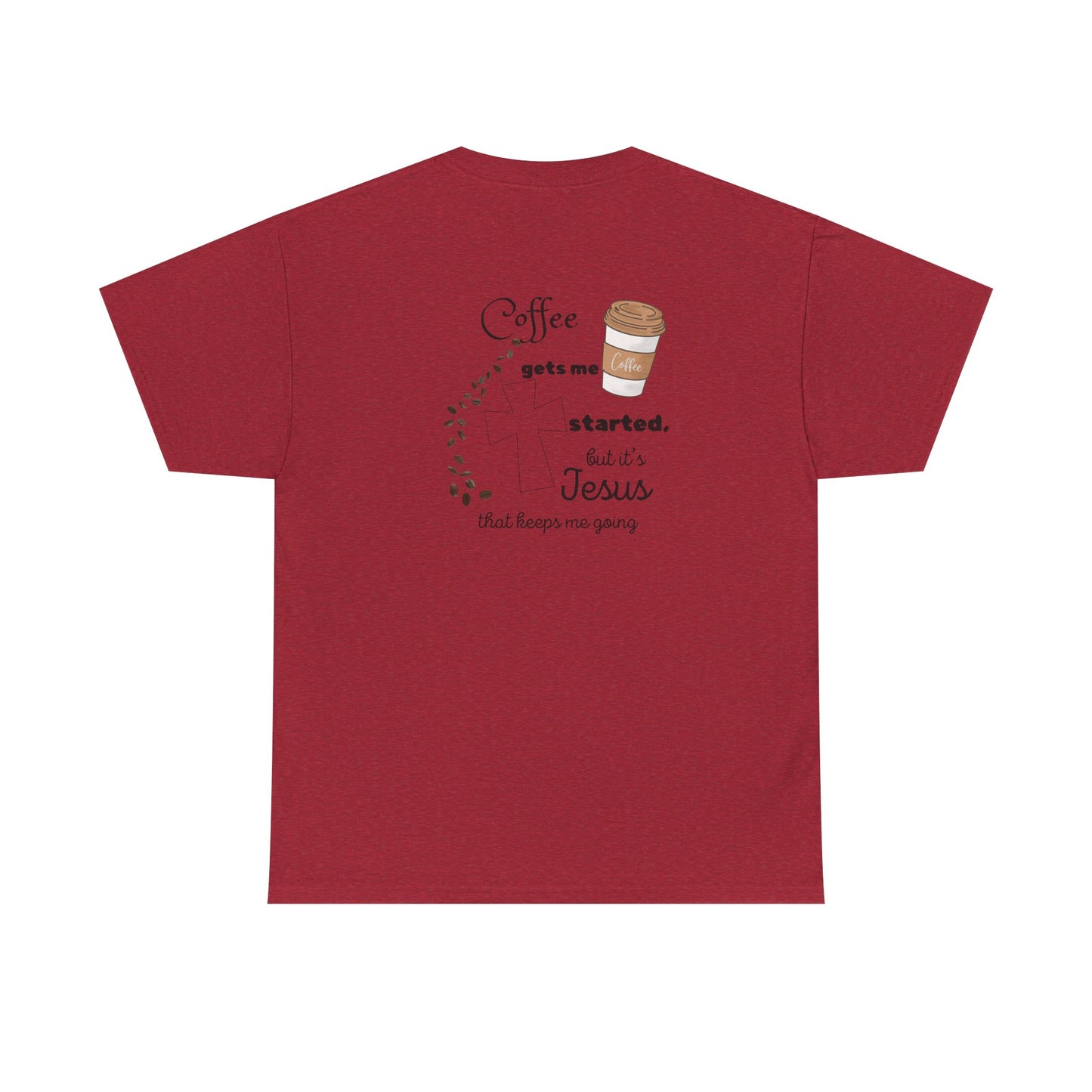 Coffee Time Unisex Heavy Cotton Tee - Faith & Caffeine Inspiration