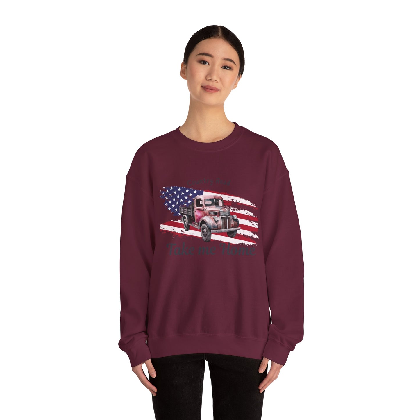 Country Road Vintage Truck Sweatshirt