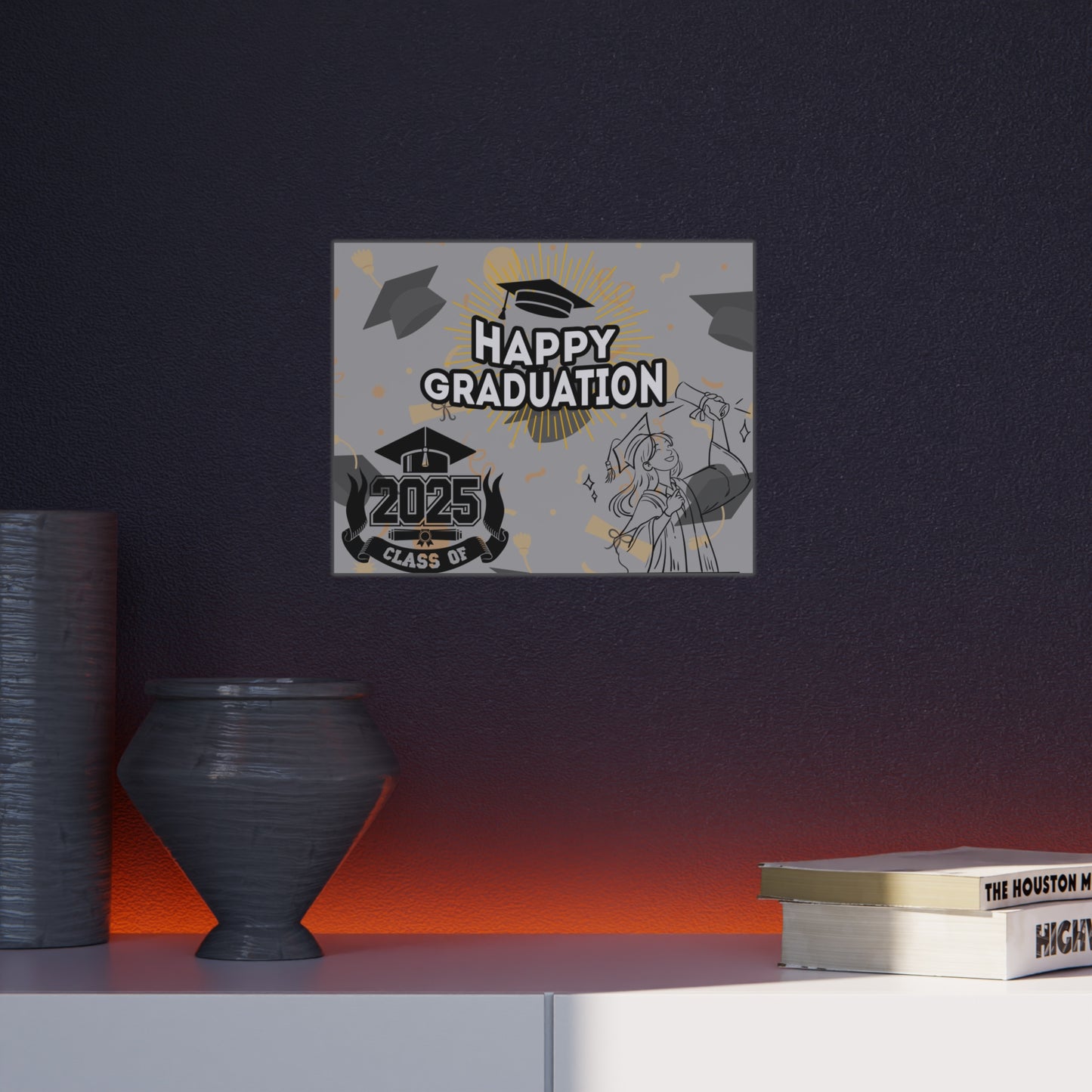 Graduation Foam Board Sign – Happy Graduation 2025 Decoration