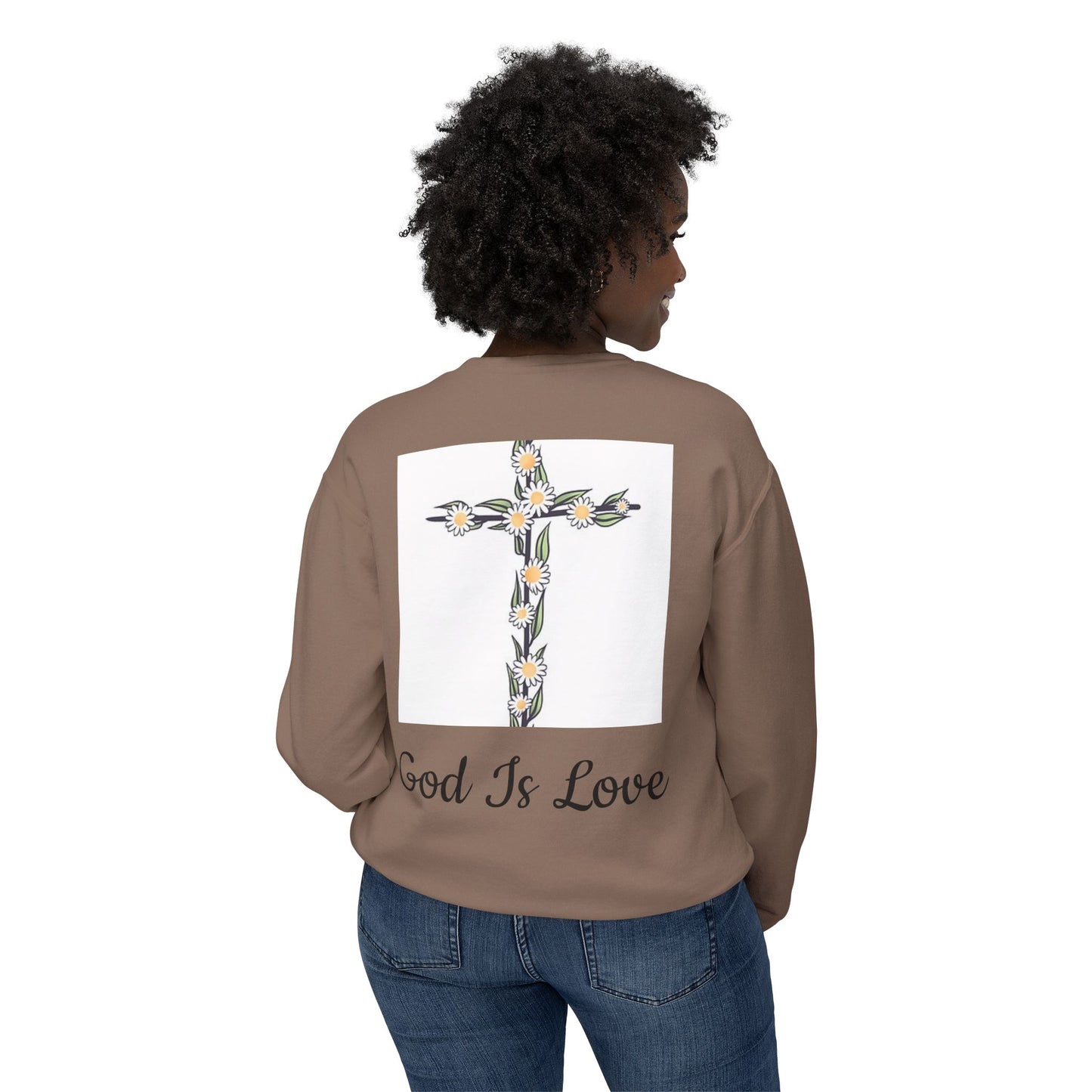 Faith, Hope, Love Unisex Lightweight Crewneck Sweatshirt