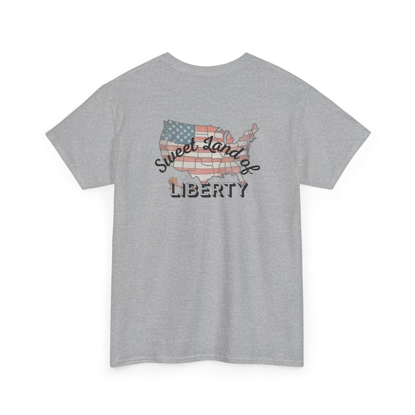 Patriotic Unisex Heavy Cotton Tee - Proud to be an American