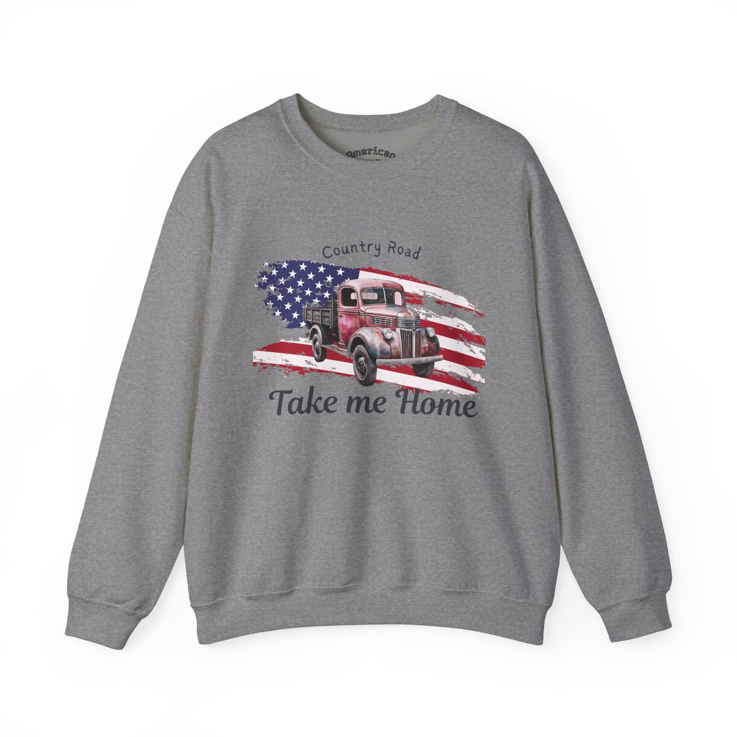 Country Road Vintage Truck Sweatshirt