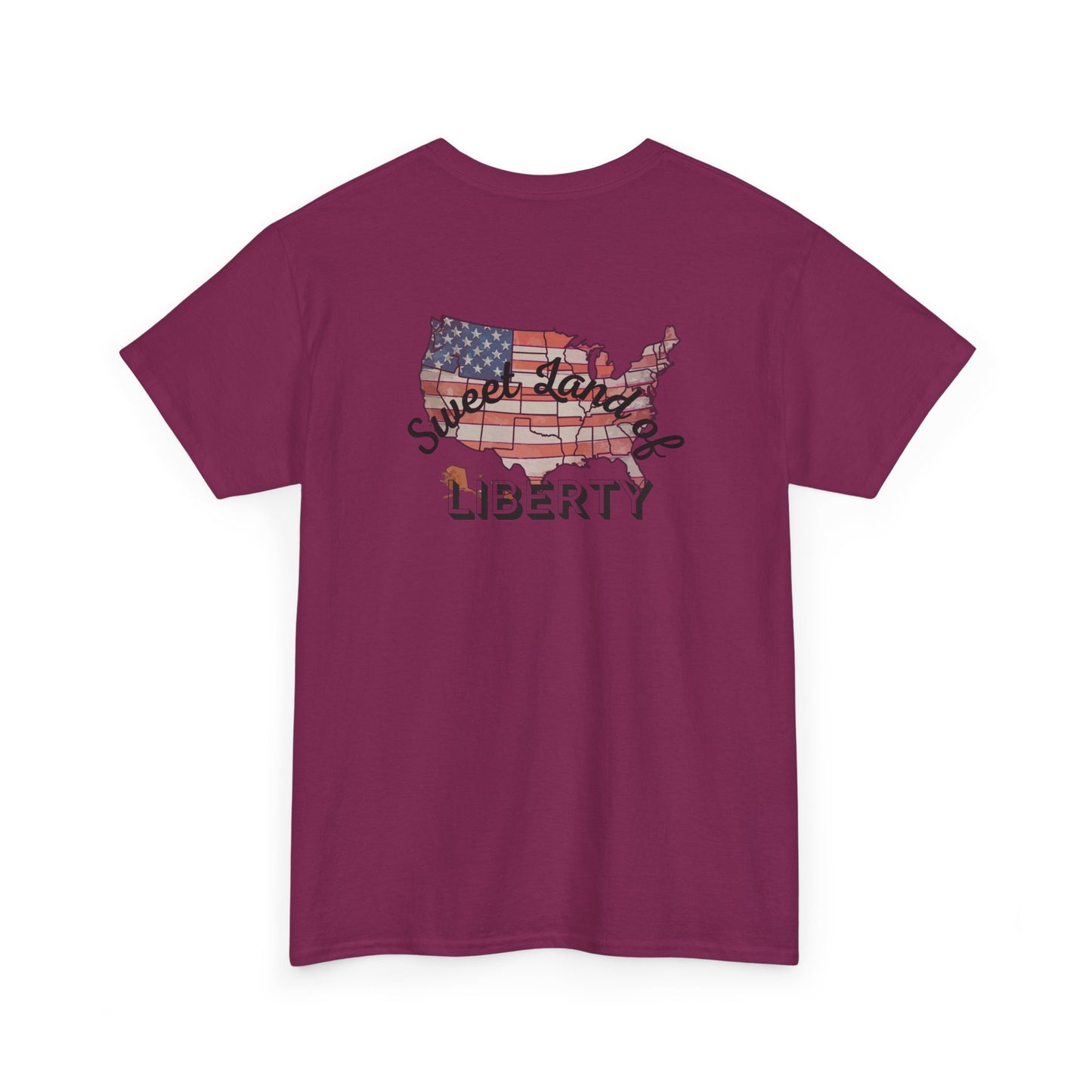 Patriotic Unisex Heavy Cotton Tee - Proud to be an American
