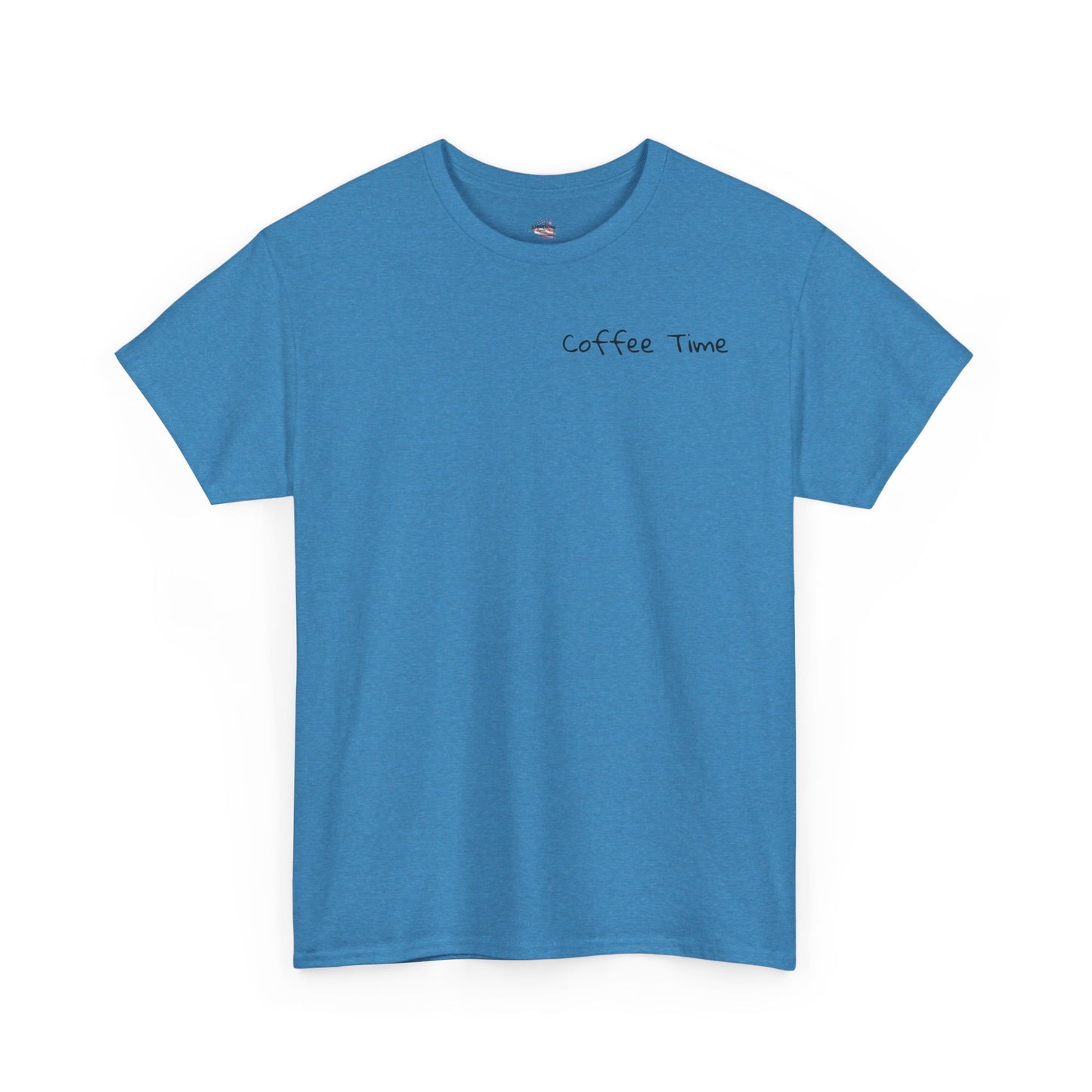 Coffee Time Unisex Heavy Cotton Tee - Faith & Caffeine Inspiration