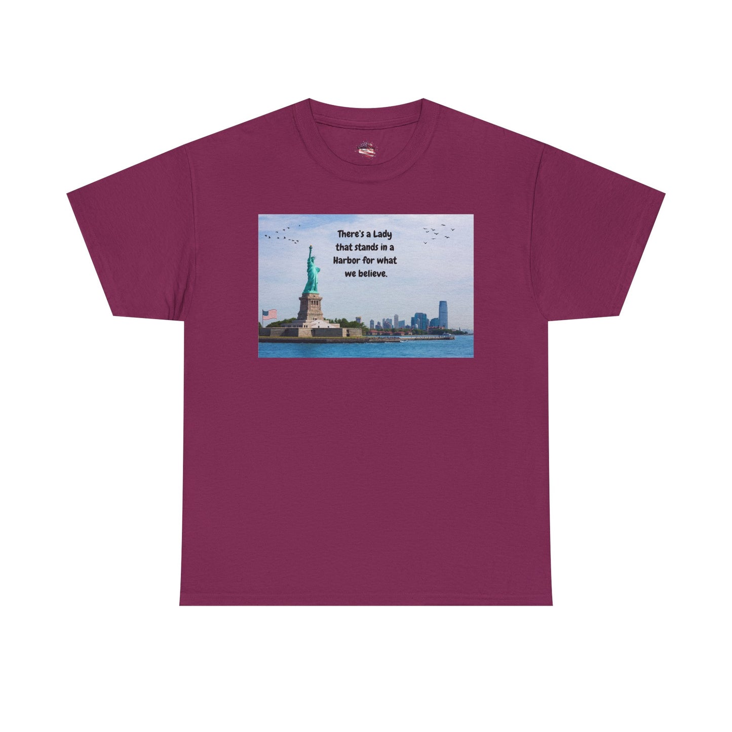 Unisex Heavy Cotton Tee with Lady Liberty Design, Inspirational Quote T-Shirt, Independence Day Gift, Patriot Apparel, New York [...]