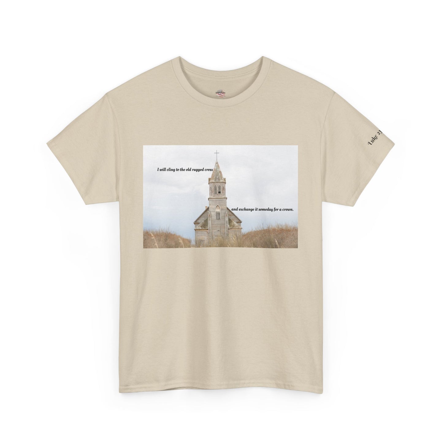 Inspirational Unisex Heavy Cotton Tee - "I Will Play the Life of Support"