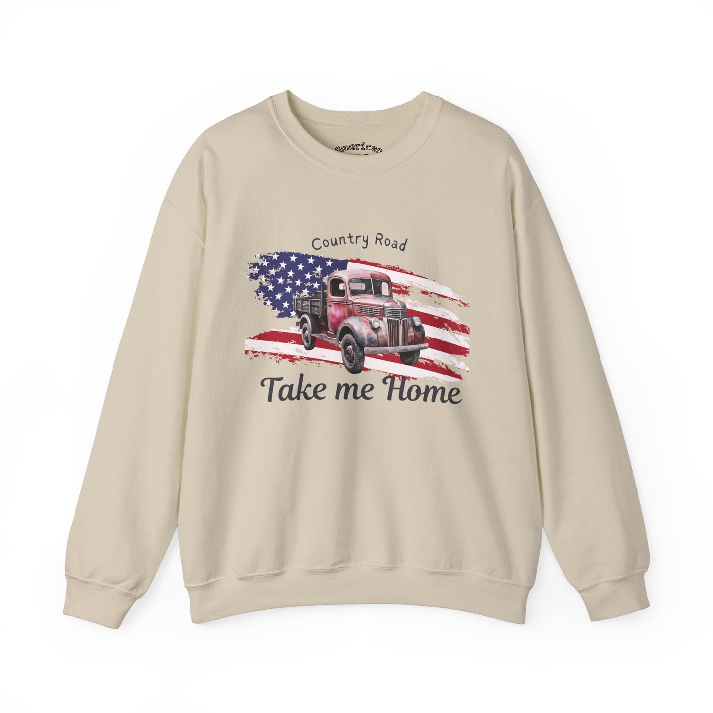 Country Road Vintage Truck Sweatshirt