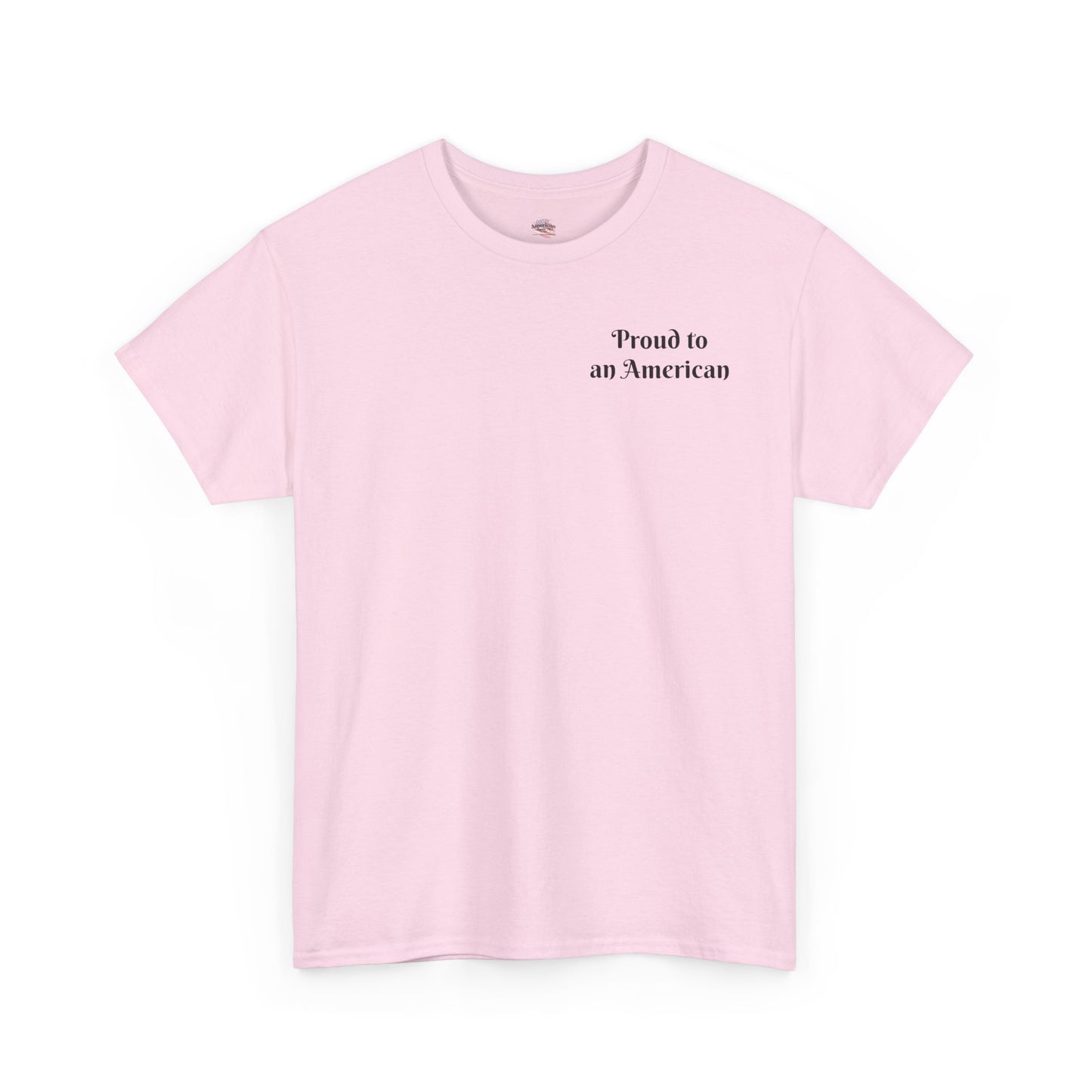 Patriotic Unisex Heavy Cotton Tee - Proud to be an American