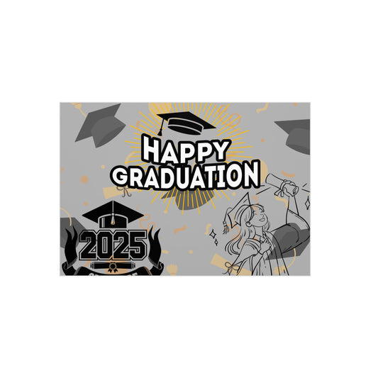 Graduation Foam Board Sign – Happy Graduation 2025 Decoration