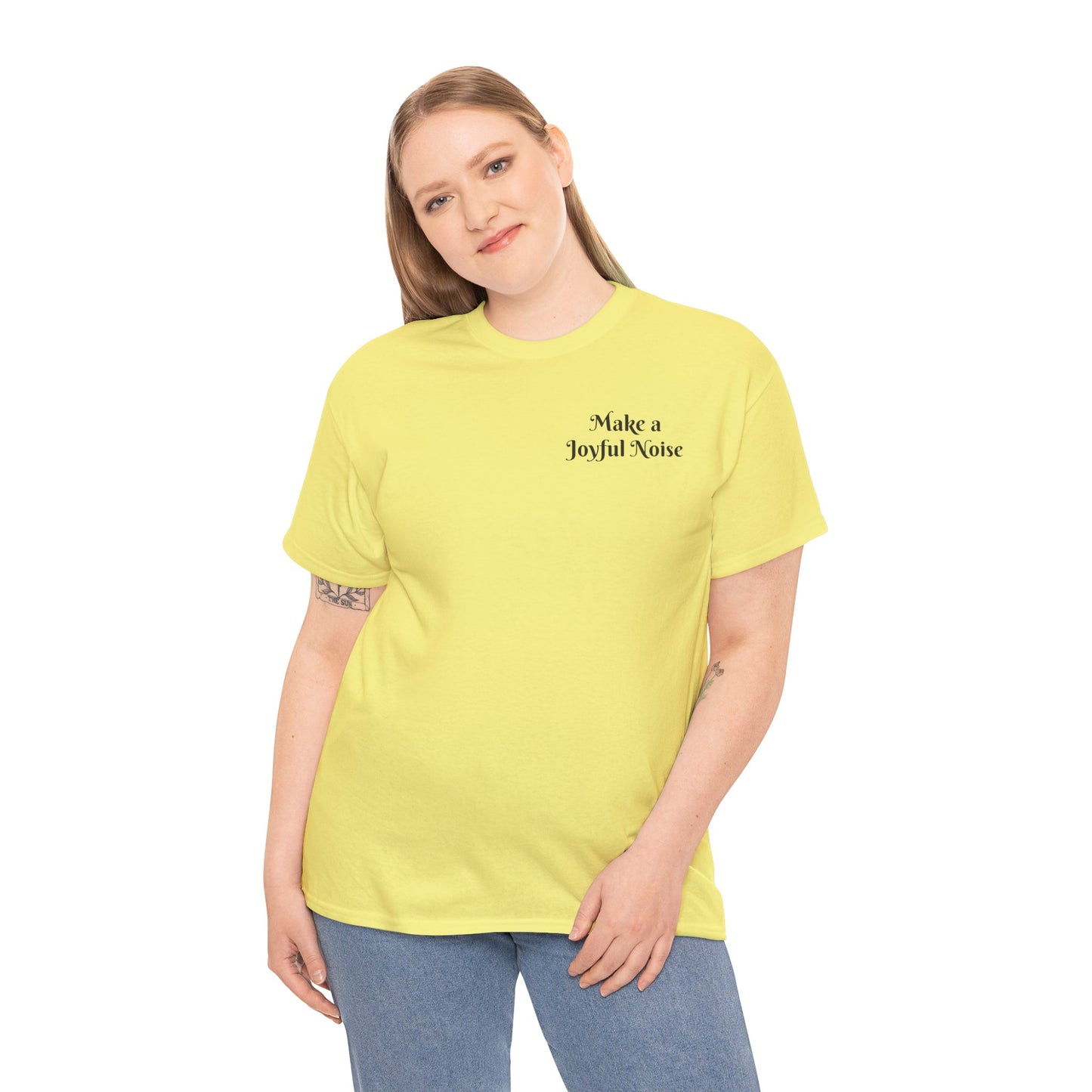Make a Joyful Noise Unisex Heavy Cotton Tee - Music Lovers Shirt
