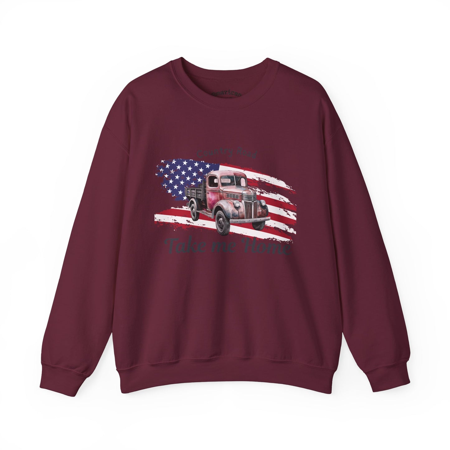 Country Road Vintage Truck Sweatshirt