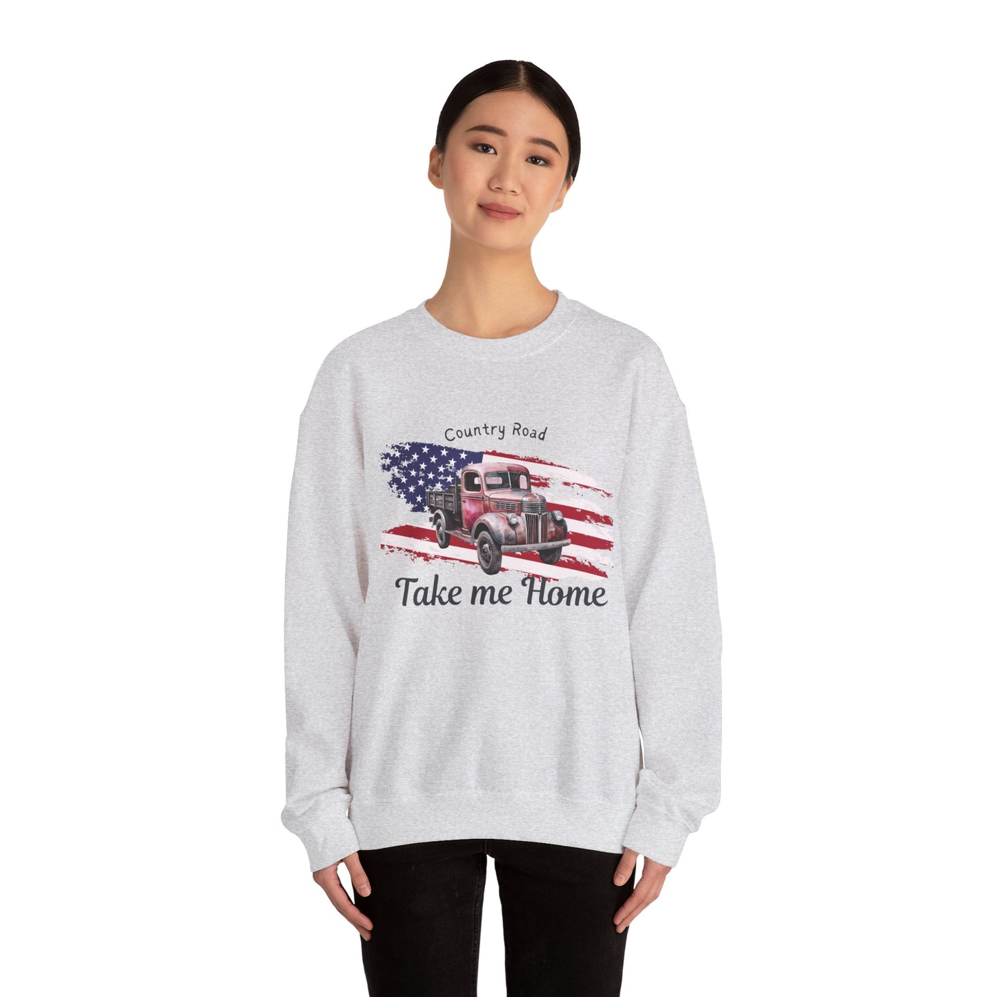 Country Road Vintage Truck Sweatshirt