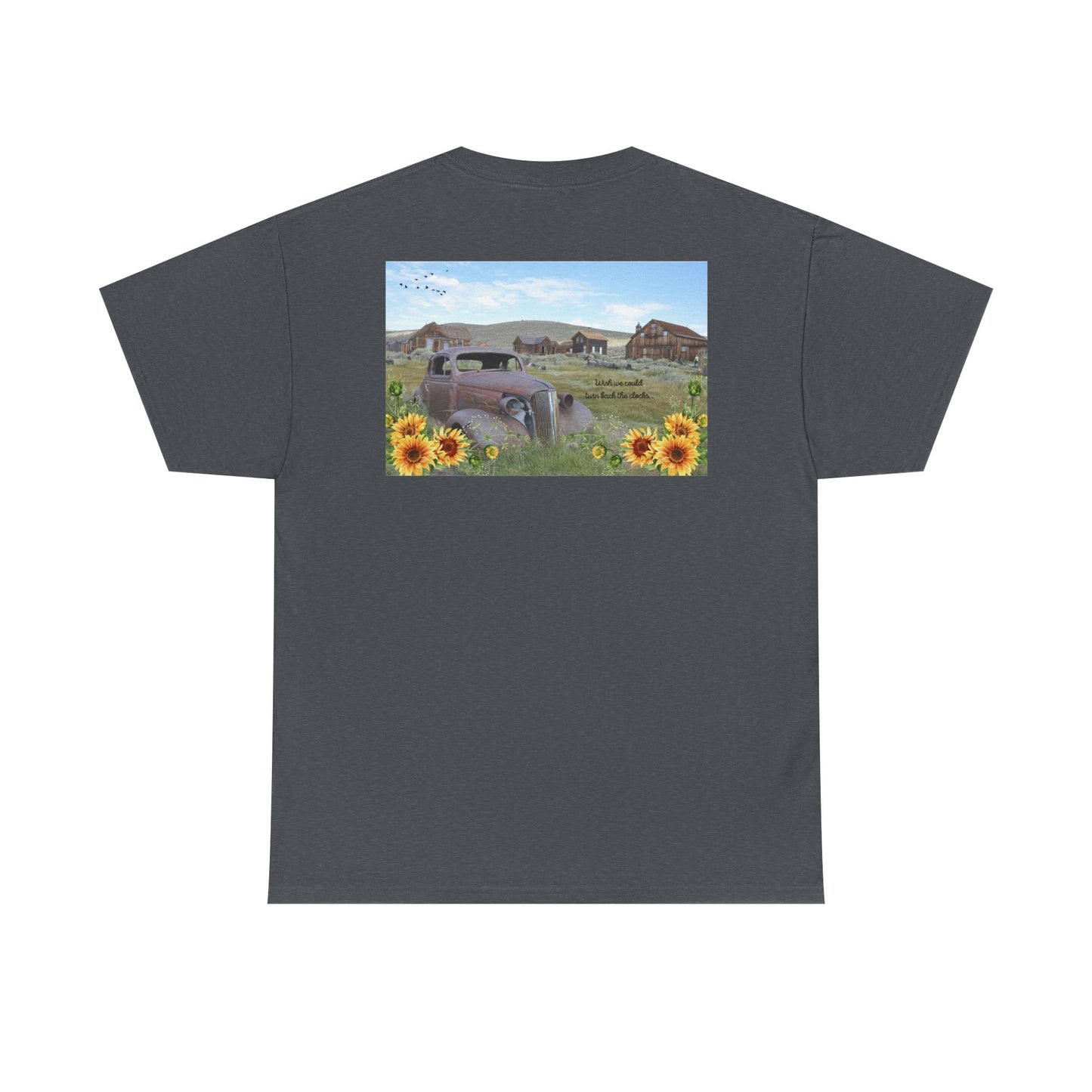 Sunflower Scenic Tee, Nature Lover T-Shirt, Summer Outfit, Gift for Her, Casual Wear