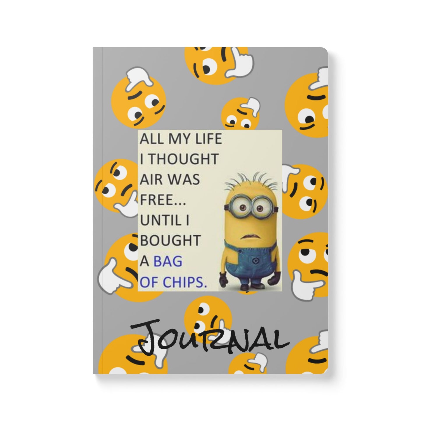 Funny Emoji Softcover Journal - Perfect for Thoughts & Ideas