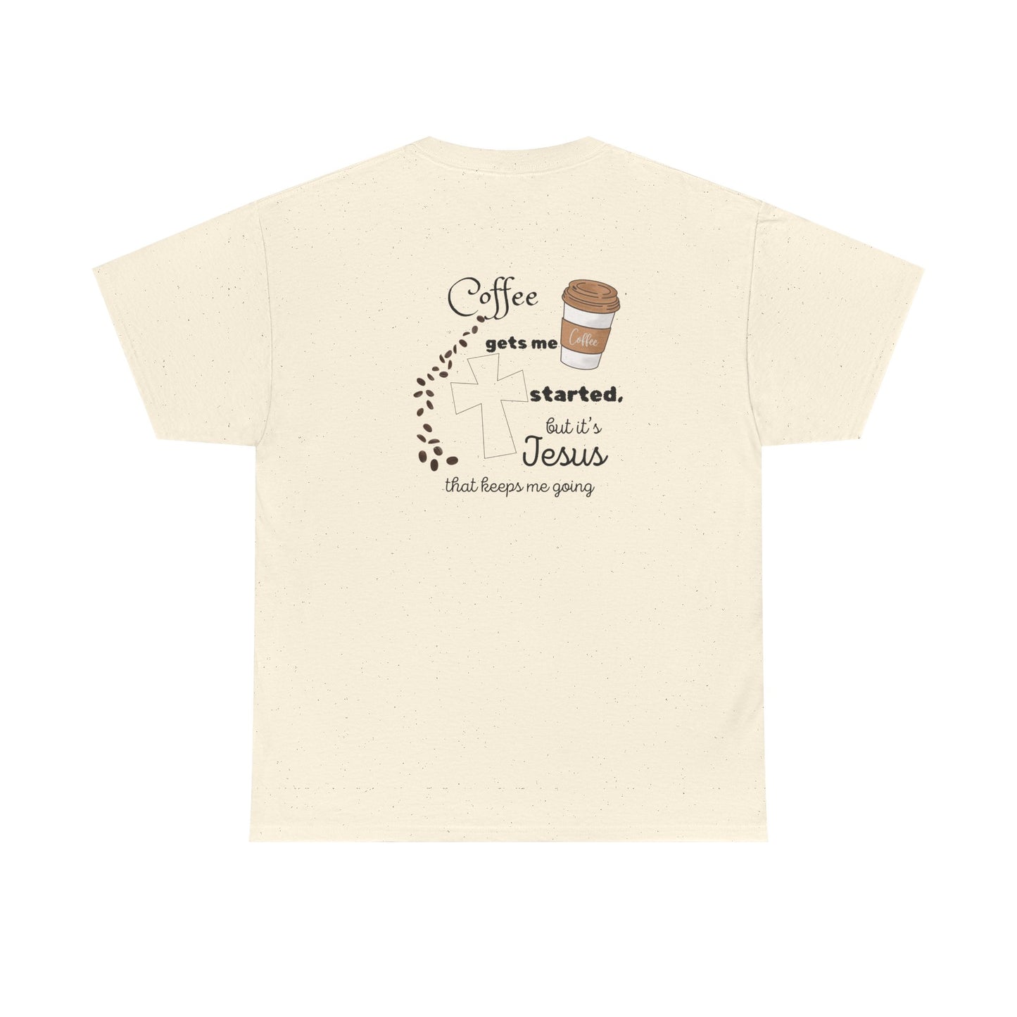 Coffee Time Unisex Heavy Cotton Tee - Faith & Caffeine Inspiration