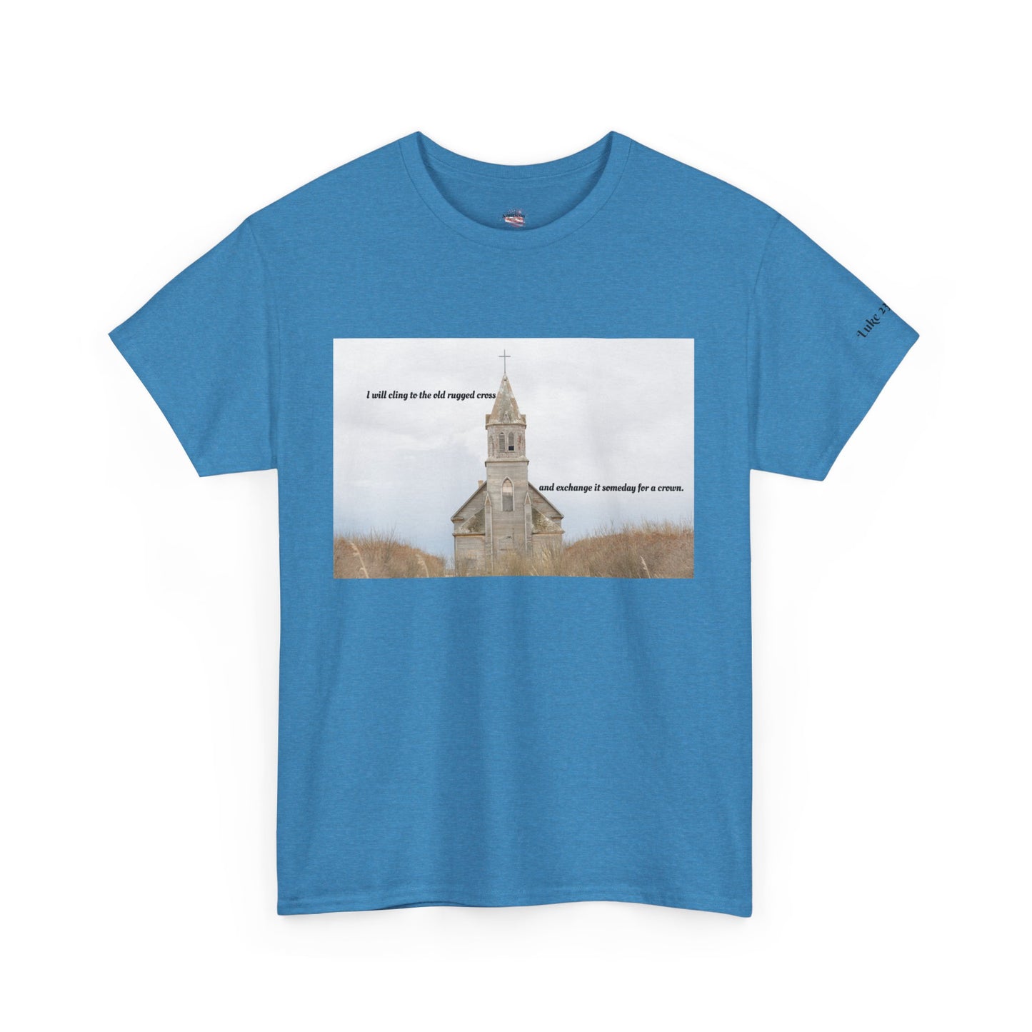 Inspirational Unisex Heavy Cotton Tee - "I Will Play the Life of Support"