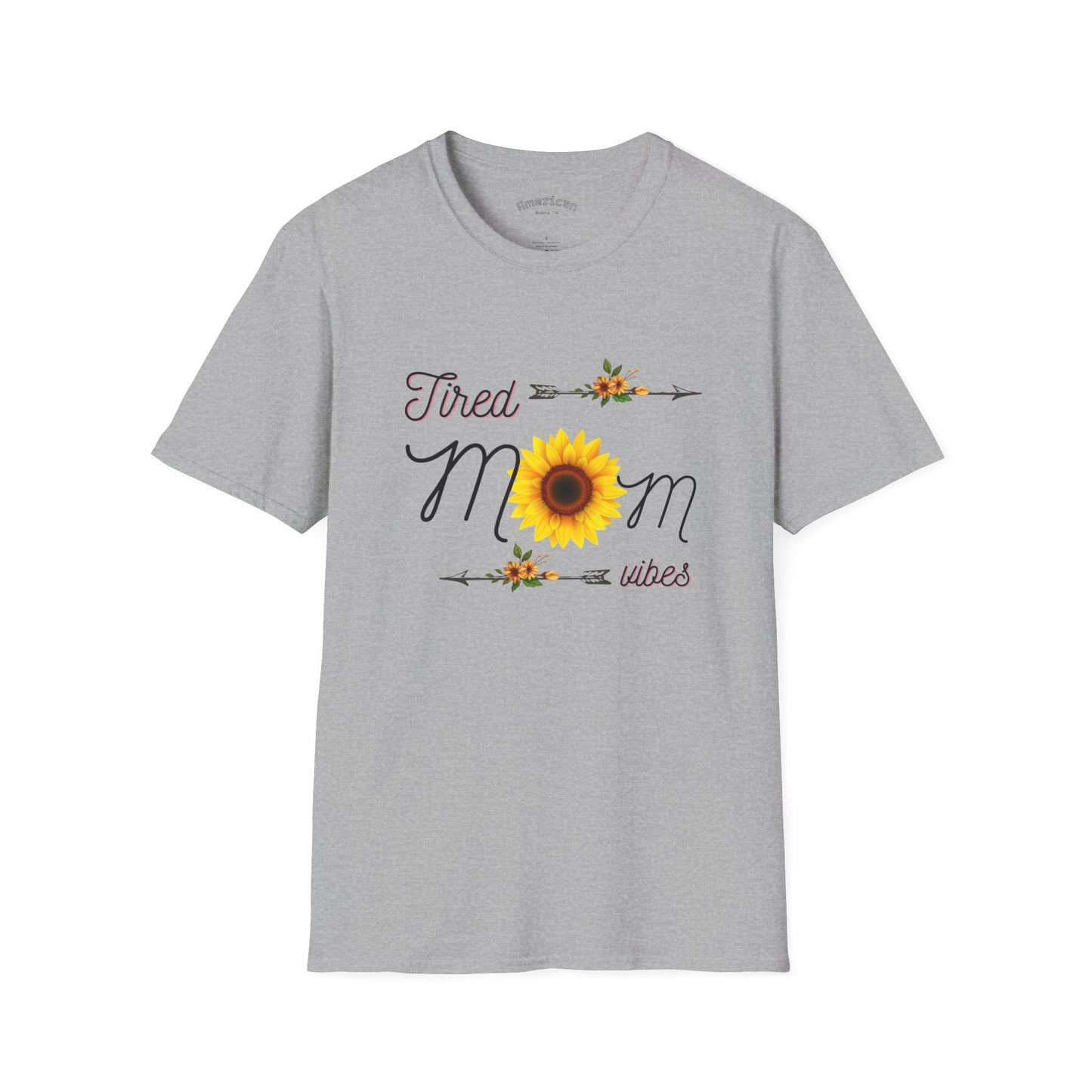 Tired Mom Vibes Unisex Softstyle T-Shirt