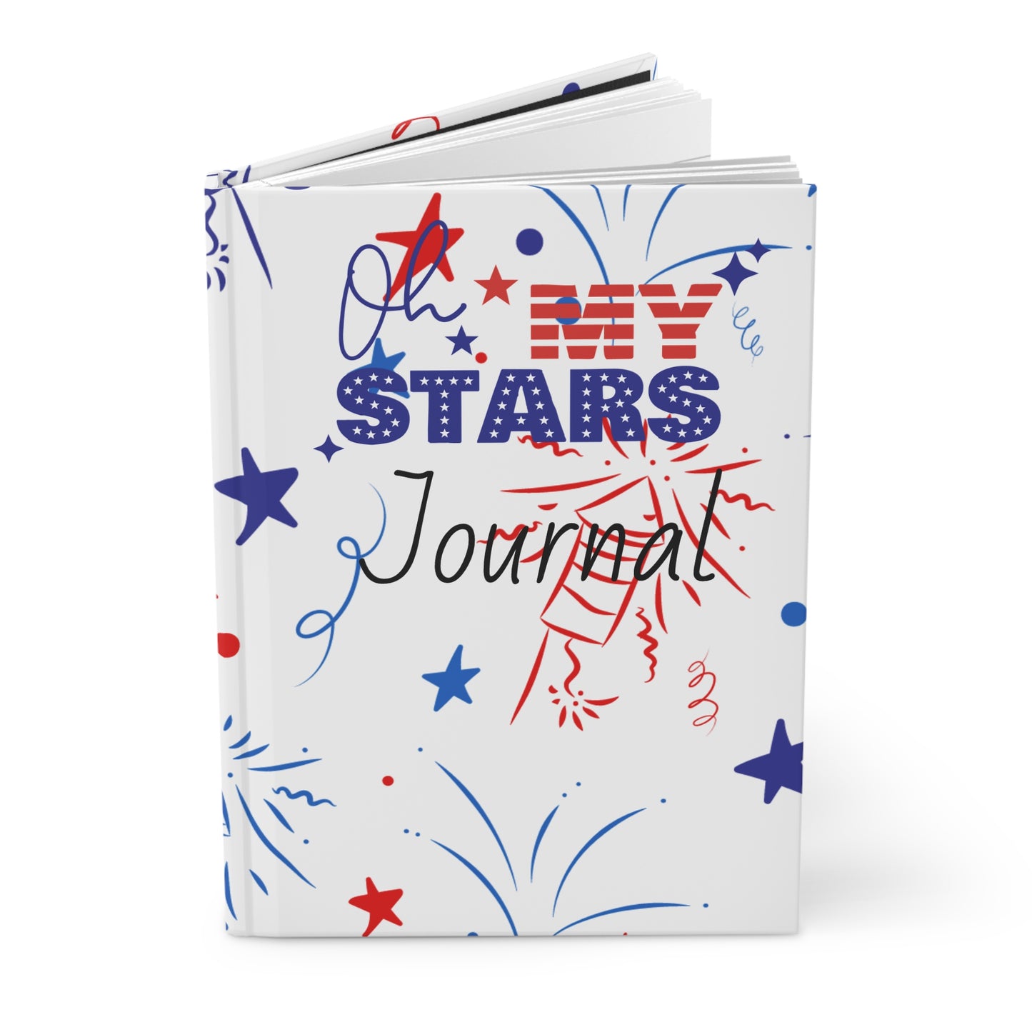 My Stars Themed Hardcover Journal – Festive Notebook for Celebrations & Reflections