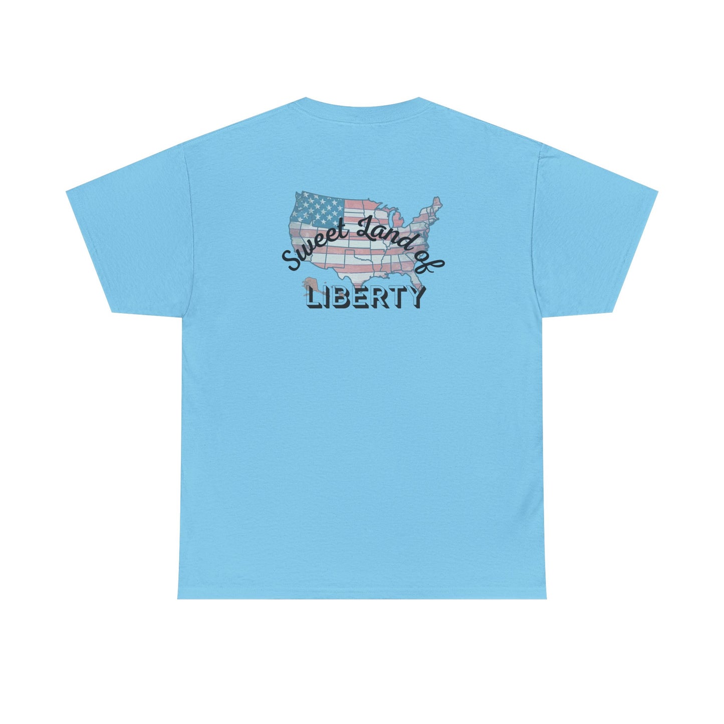 Patriotic Unisex Heavy Cotton Tee - Proud to be an American