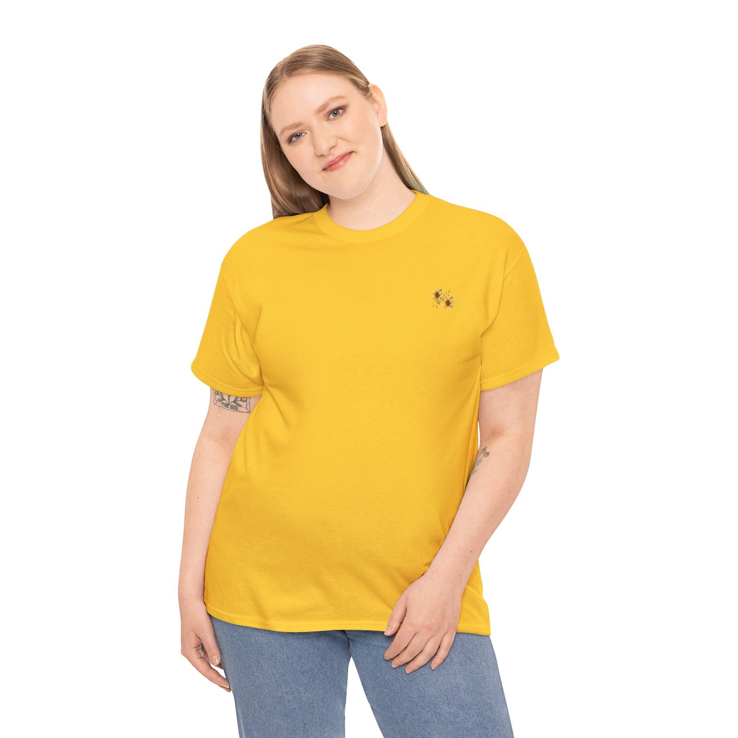 Sunflower Scenic Tee, Nature Lover T-Shirt, Summer Outfit, Gift for Her, Casual Wear