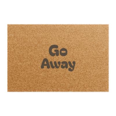 Funny Doormat - 'Go Away' Welcome Mat for Home Entry - Perfect for Housewarming and Everyday Use